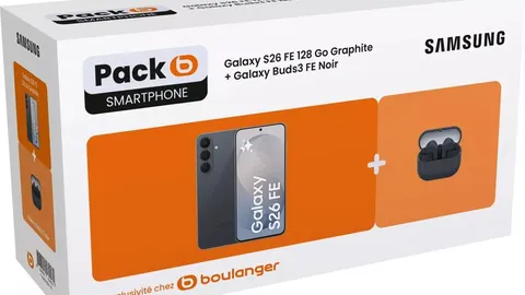 Galaxy S26 FE 128GB + Galaxy Buds3 FE pack at €649 at Boulanger (was €799)
