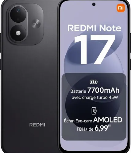 Xiaomi REDMI Note 17 6+256 Go à 210,83 € sur Amazon.fr (au lieu de 303 €)