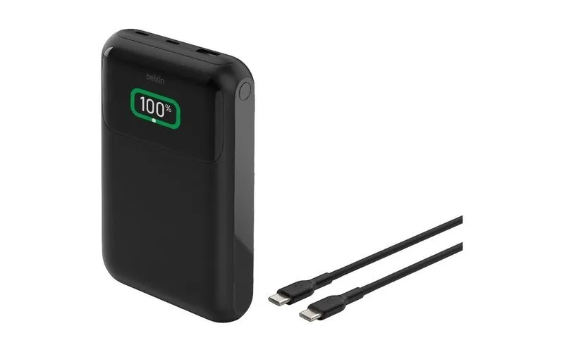 Batterie externe Belkin 20 000 mAh 65 W à 49,99 € chez Boulanger (au lieu de 89,99 €) : −44 %