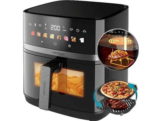 Cecotec Cecofry&Grill Duoheat 8000 a 69,90 € en MediaMarkt (antes 99,90 €): −30 %