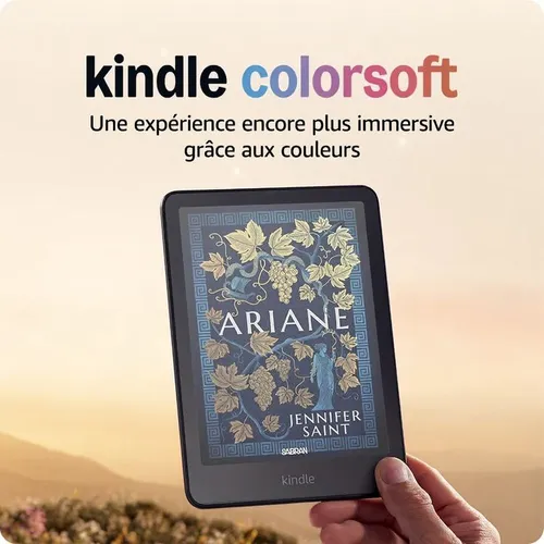 Amazon Kindle Colorsoft 16 Go à 137,49 € sur Amazon.fr (au lieu de 249,99 €)