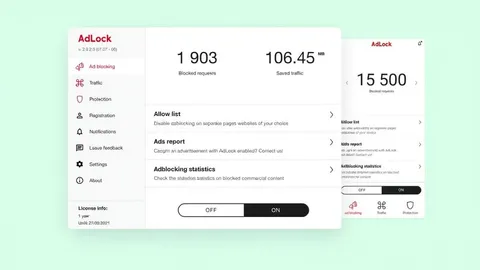 Bloqueur de pubs AdLock Premium à vie à 14,99 $ sur StackSocial (au lieu de 210 $) : −93 %