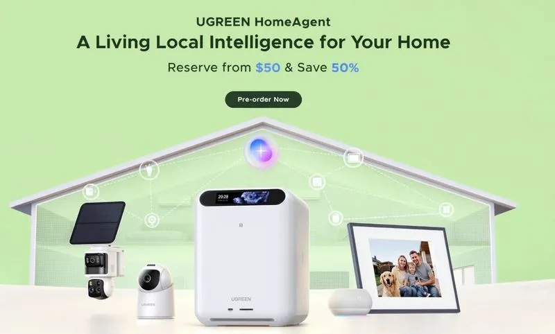 UGREEN HomeAgent en preventa: hub IA local Matter sept. 2026