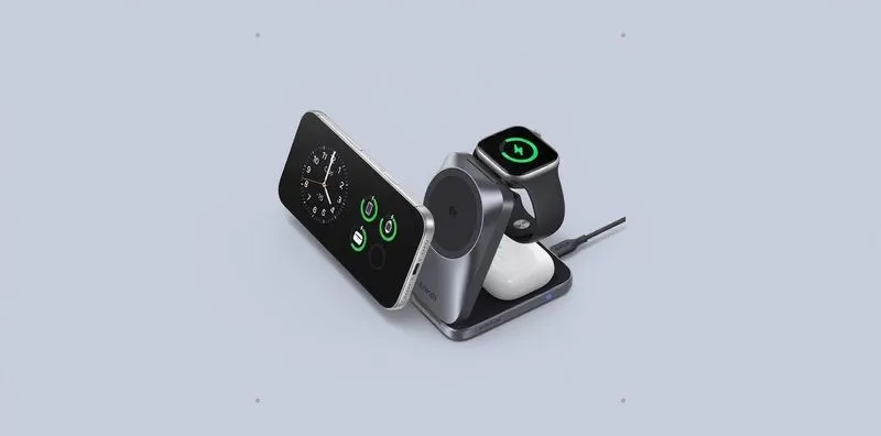 Chargeur Anker Prime pliable 3-en-1 Qi2.2 à 99,73 $ sur Amazon (au lieu de 149,99 $)