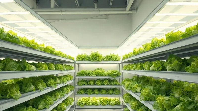 Growy dépasse 600 magasins Jumbo : laitue en ferme verticale