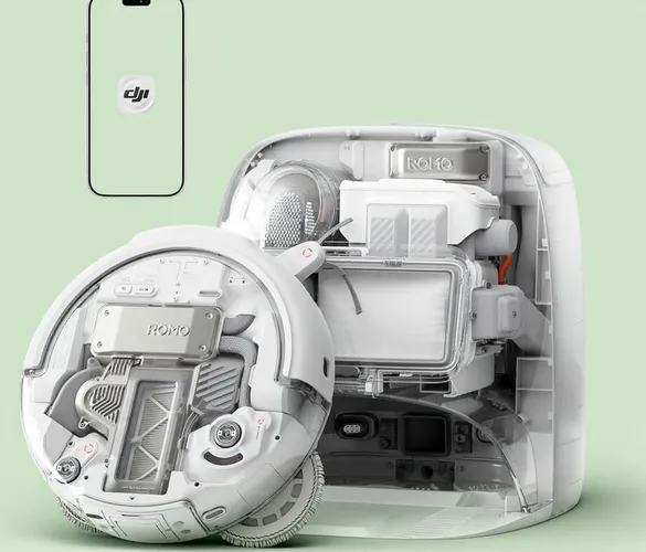 Robot aspirateur DJI ROMO P à 706,67 € sur Amazon.fr (au lieu de 1 165,83 €)