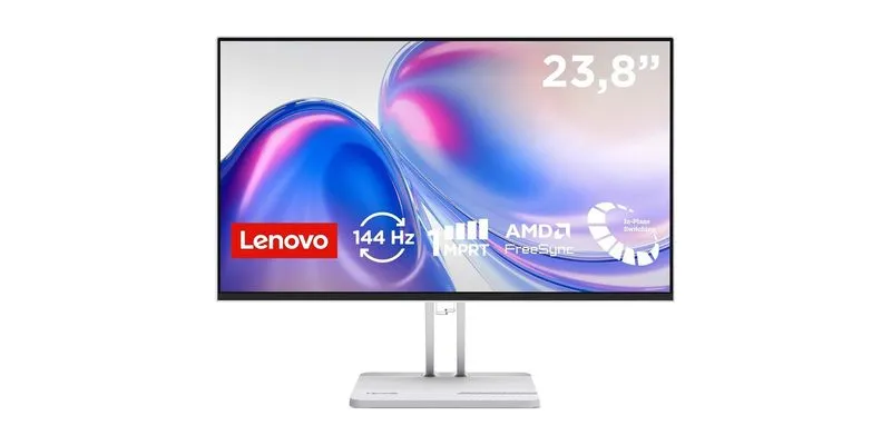 Écran Lenovo L24-4C 23,8" 144 Hz IPS à 89,99 € sur Amazon.fr (au lieu de 119,90 €)