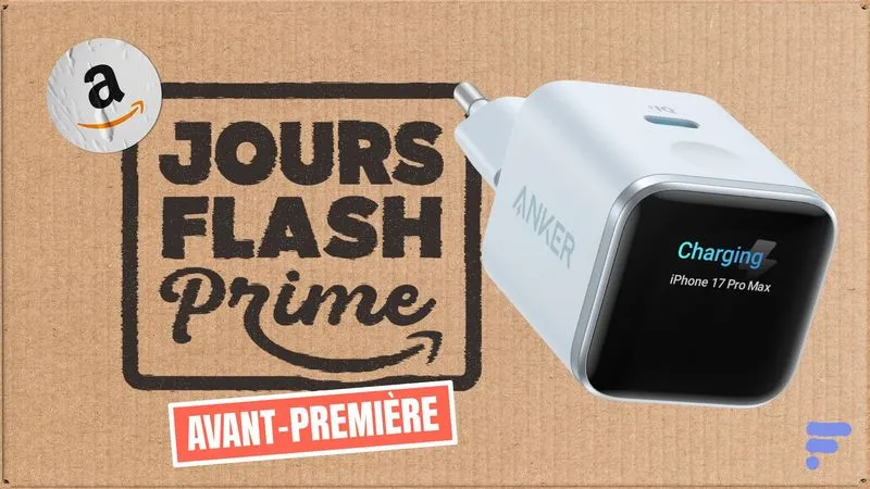 Chargeur Anker Nano 45 W à écran à 27,99 € sur Amazon.fr (au lieu de 39,99 €)