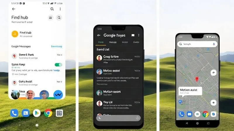 Android Drop septembre 2026 : Find Hub Remembered, Keep dans Messages, Live
