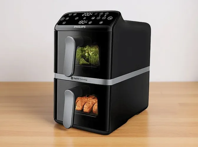 Philips Airfryer verticale Serie 4000 10 L (NA461/00) a 159 € da MediaWorld (invece di 239,99 €): −34%