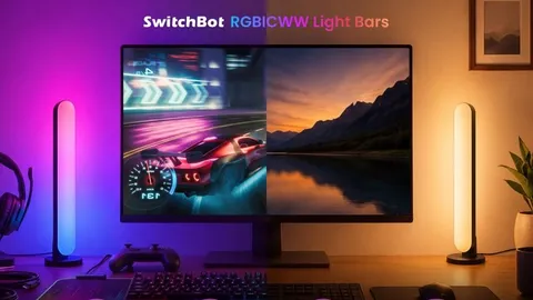 SwitchBot RGBICWW Light Bars: Matter Wi-Fi $45.99 Sep 2026